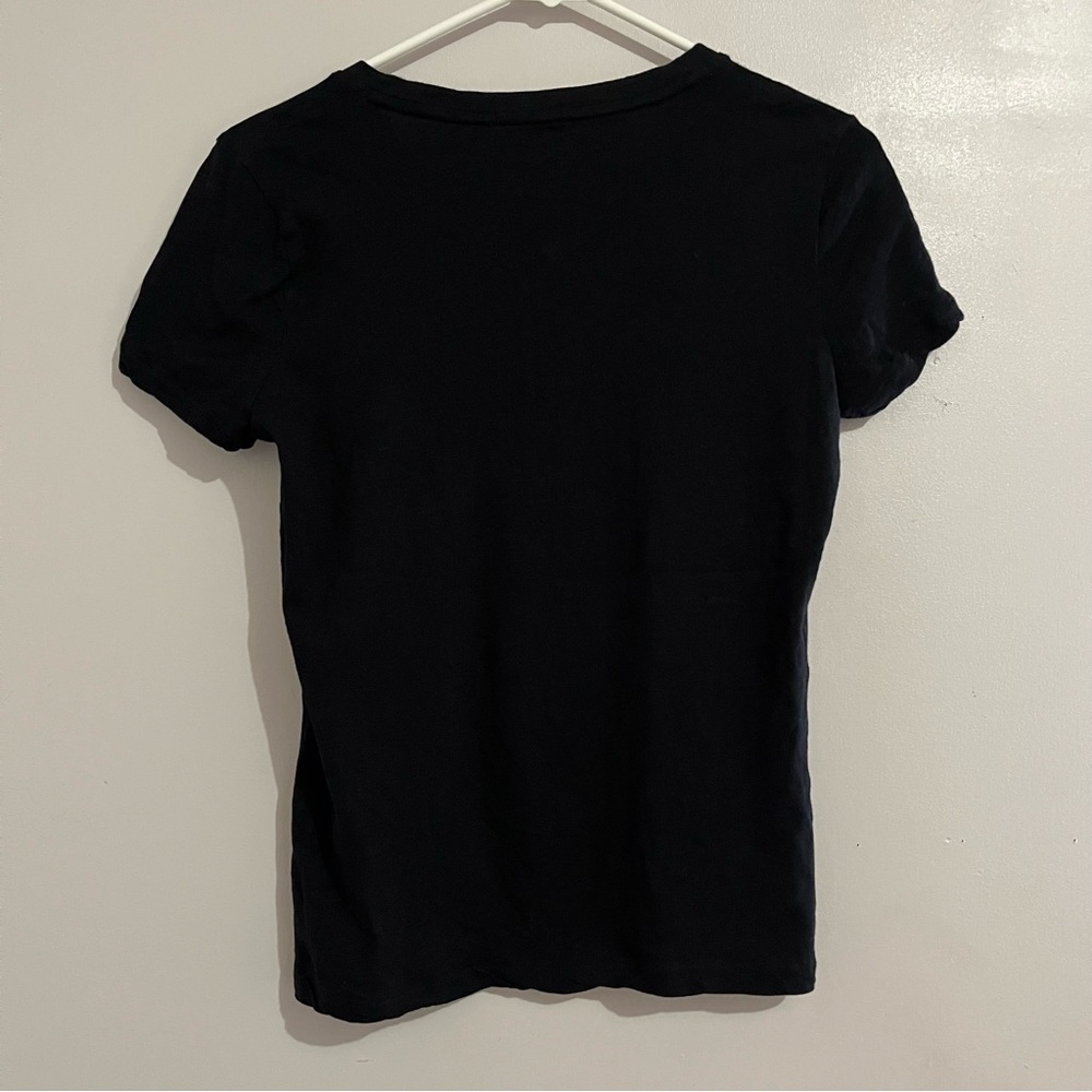 Michael Kors Black Tee with White City Names - Picture 6 of 7